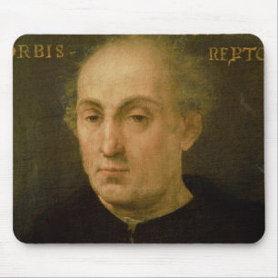 Mousepad Retrato de Cristóvão Colombo