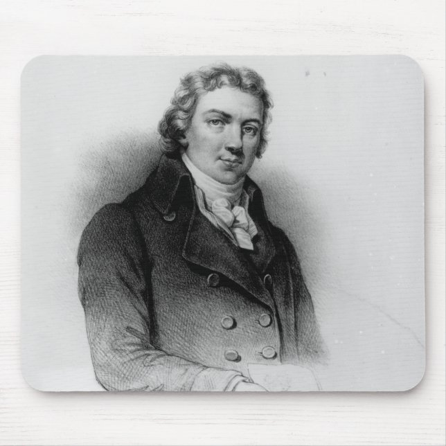 Mousepad Retrato de Edward Jenner (Frente)