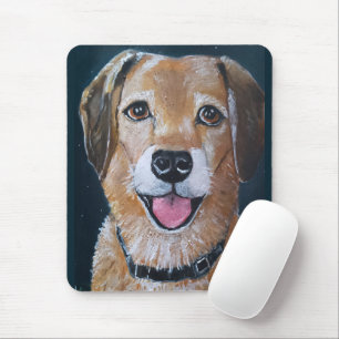 Mousepad Retrato de Engué Pintura de Alfred Fox