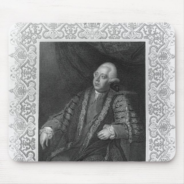 Mousepad Retrato de Frederick norte, conde de Guildford (Frente)