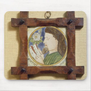 Mousepad Retrato de Geoffrey Chaucer (c.1340-1400) (cerami
