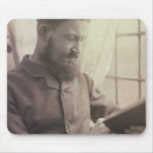 Mousepad Retrato de George Bernard Shaw (1856-1950) como um