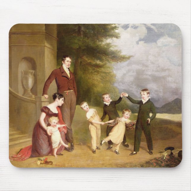 Mousepad Retrato de George Granville Leveson-Gower e seu (Frente)