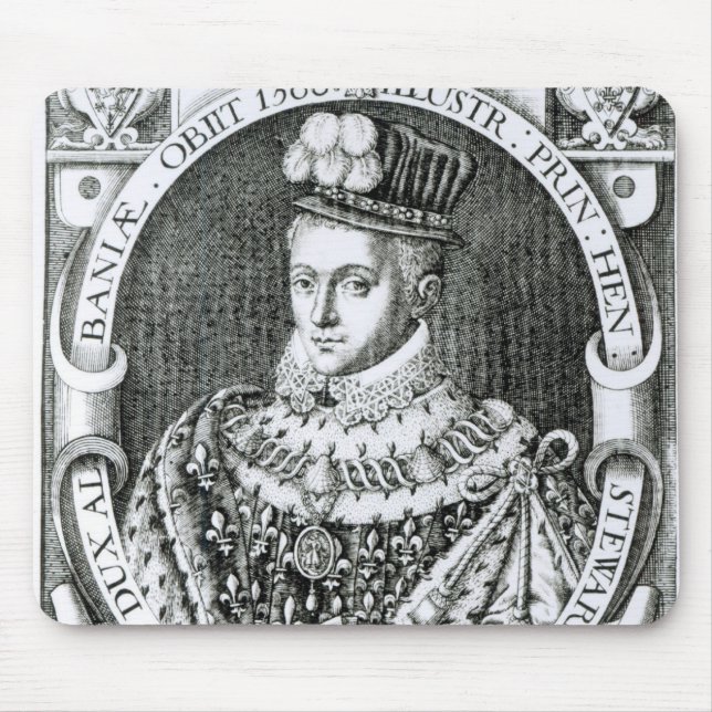 Mousepad Retrato de Henry Stewart (Frente)