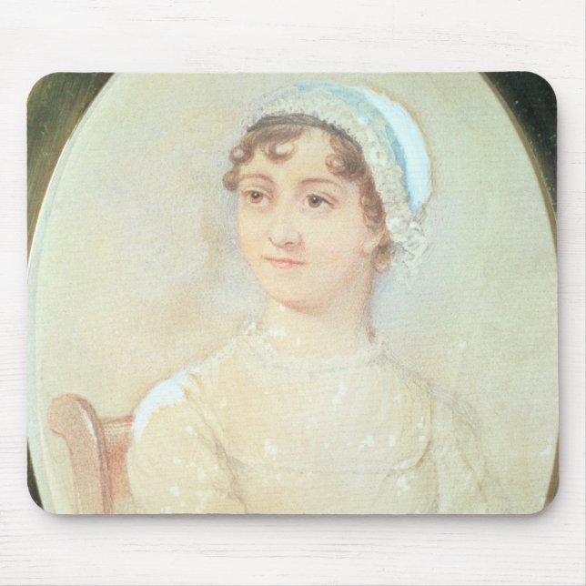 Mousepad Retrato de Jane Austen (Frente)