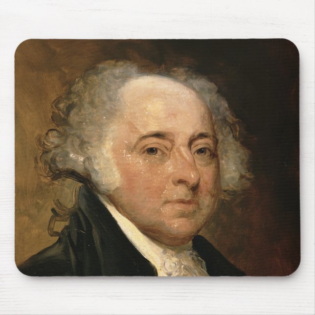 Mousepad Retrato de John Adams (Frente)