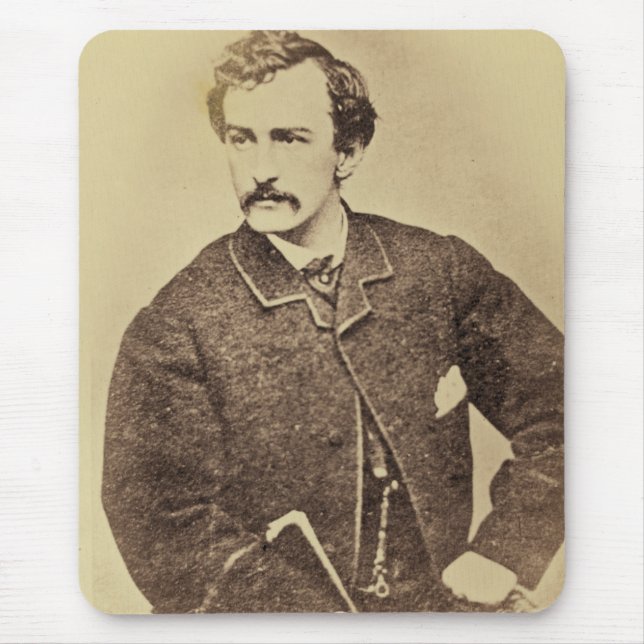Mousepad Retrato de John Wilkes Booth | 1861-65 (Frente)