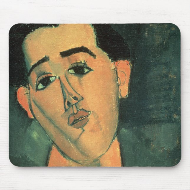 Mousepad Retrato de Juan Gris (1887-1927) 1915 (o óleo pode (Frente)