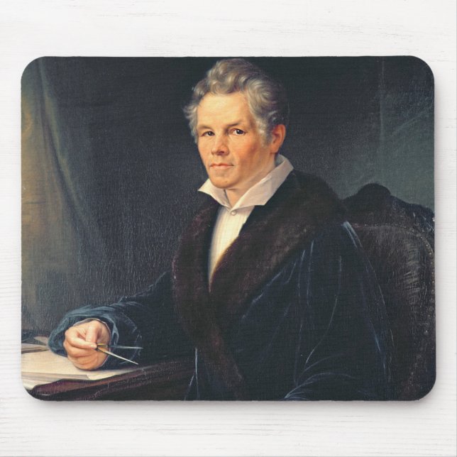 Mousepad Retrato de Karl Friedrich Schinkel, c.1880 (Frente)