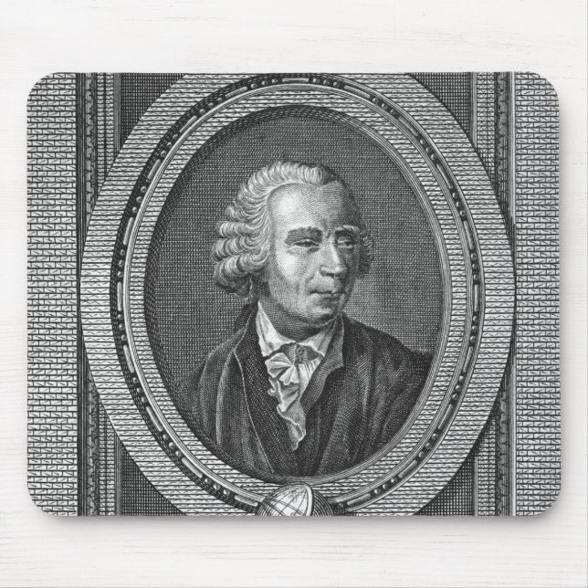 Mousepad Retrato de Leonard Euler (Frente)