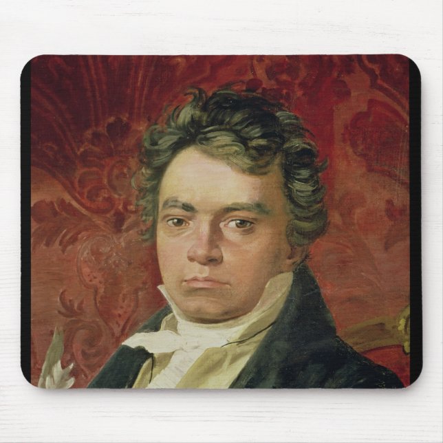 Mousepad Retrato de Ludwig van Beethoven (Frente)
