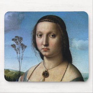 Mousepad Retrato de Maddalena Doni por Raphael Sanzio