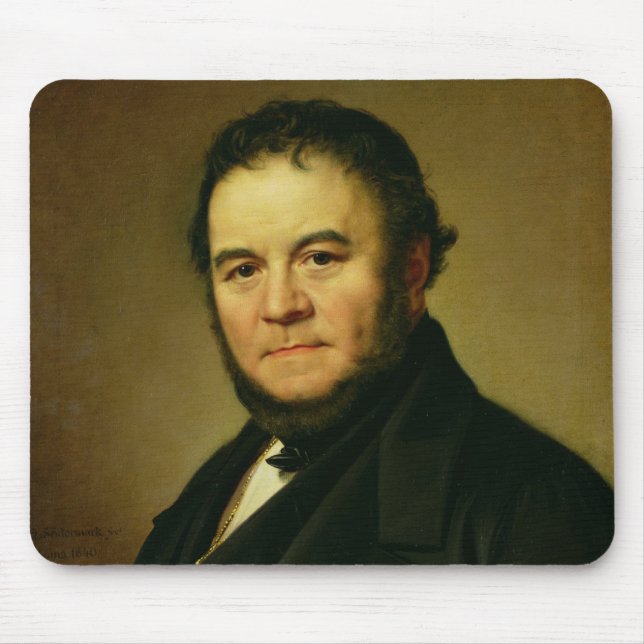 Mousepad Retrato de Marie Henri Beyle, conhecido como (Frente)