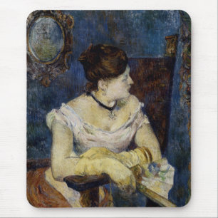 Mousepad Retrato de Mette Gauguin, Esposa do Artista