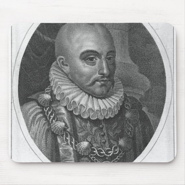 Mousepad Retrato de Michel de Montaigne (Frente)