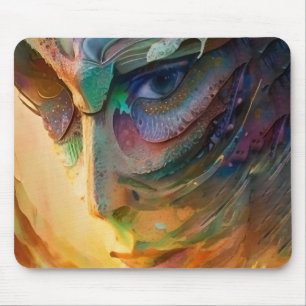 Mousepad Retrato de mulher fantástica