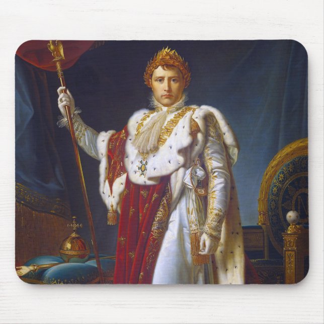 Mousepad Retrato de Napoleão Bonaparte, Francois Gérard (Frente)