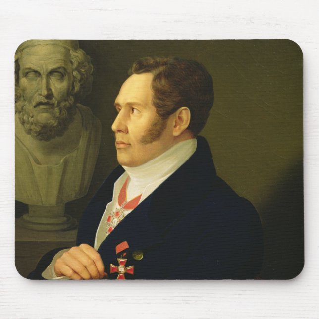 Mousepad Retrato de Nikolay Gnedich, 1839 (Frente)