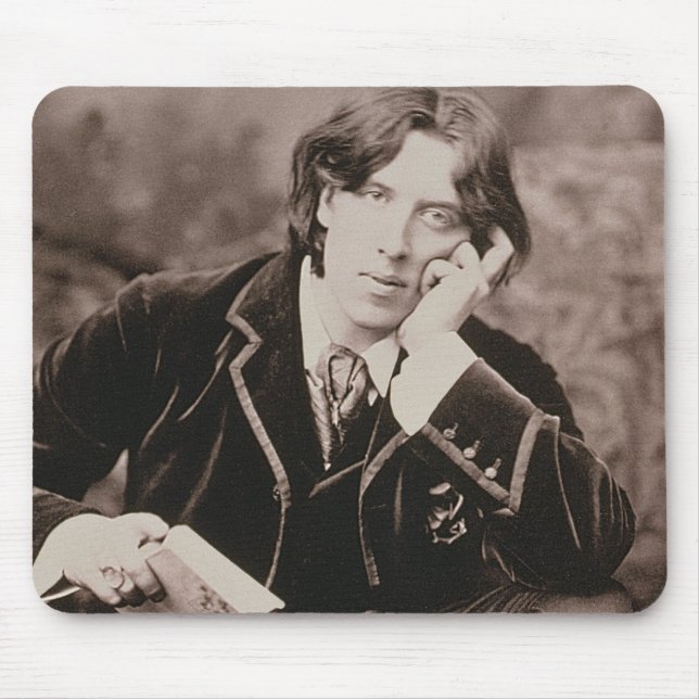 Mousepad Retrato de Oscar Wilde (1854-1900), 1882 (pho de (Frente)