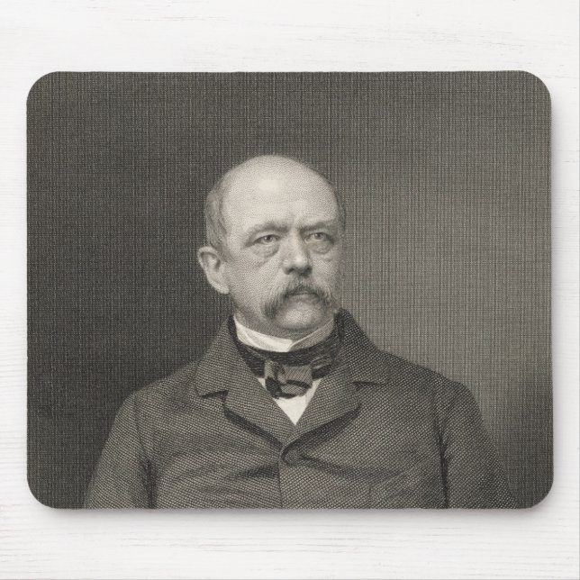 Mousepad Retrato de Otto von Bismarck (Frente)