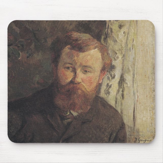 Mousepad Retrato de Paul Gauguin | de Achille Granchi (Frente)