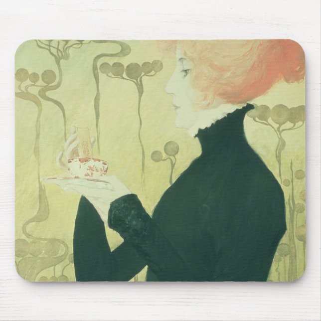 Mousepad Retrato de Sarah Bernhardt (Frente)