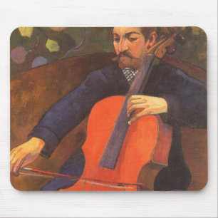 Mousepad Retrato de Schneklud do jogador por Paul Gauguin