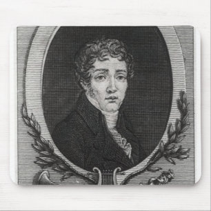 Mousepad Retrato de Sebastian-Roch Nicolas