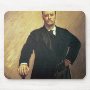 Mousepad Retrato de Theodore Roosevelt
