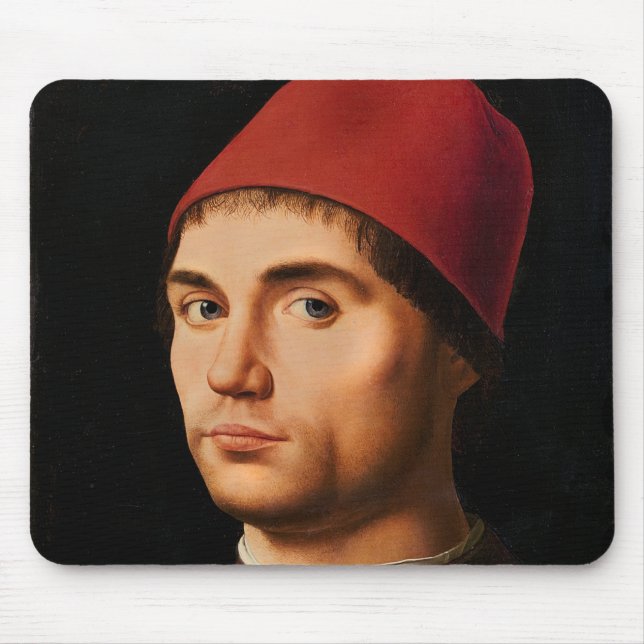 Mousepad Retrato de um homem, c.1475 (Frente)