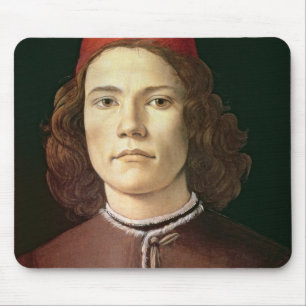 Mousepad Retrato de um homem novo, c.1480-85