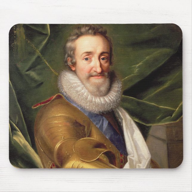 Mousepad Retrato de um nobre na armadura (Frente)