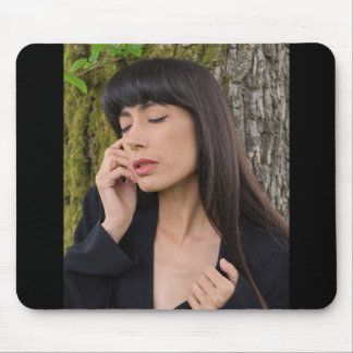 Mousepad Retrato de uma bela moça