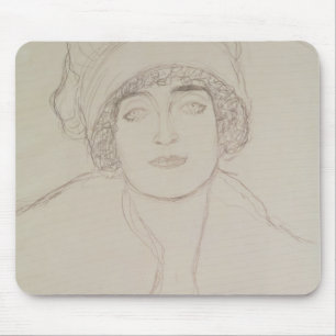 Mousepad Retrato de uma jovem mulher