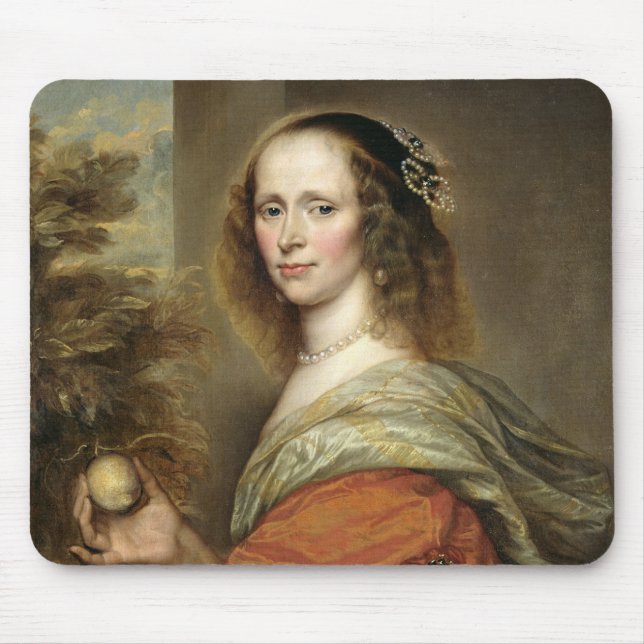 Mousepad Retrato de uma mulher 2 (Frente)