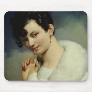 Mousepad Retrato de uma mulher 3