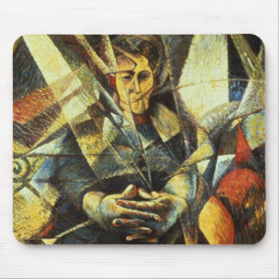 Mousepad Retrato de uma mulher assentada
