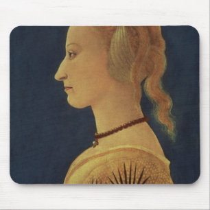Mousepad Retrato de uma senhora no amarelo, c.1465