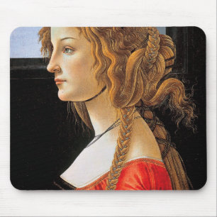 Mousepad Retrato de uma Senhora, Sandro Botticelli