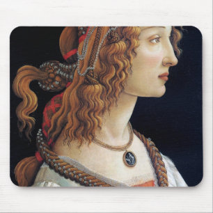 Mousepad Retrato de uma Senhora, Sandro Botticelli