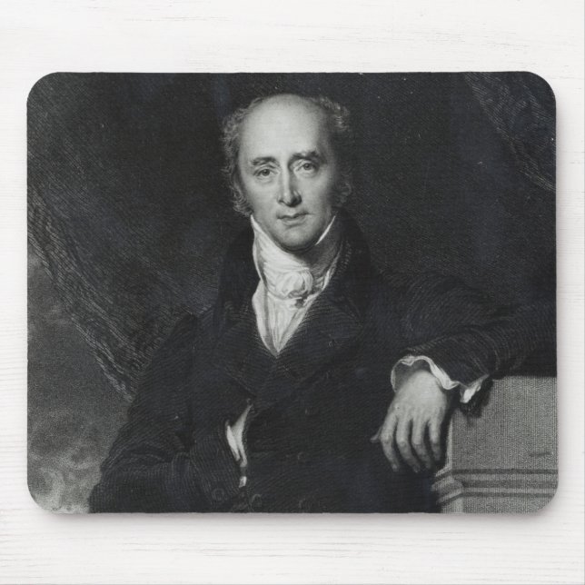 Mousepad Retrato do cinza honorável direito de Charles (Frente)