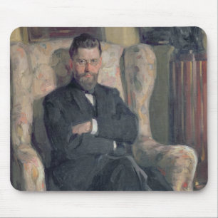 Mousepad Retrato do coletor Alexei A. Bakhrush
