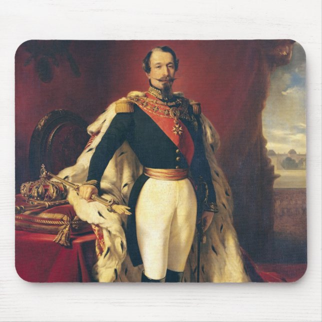 Mousepad Retrato do imperador de Napoleon III de France (Frente)