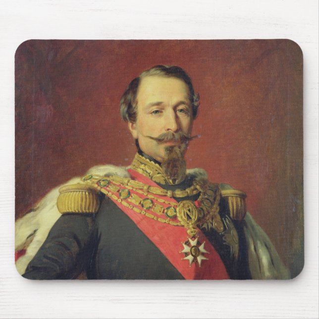 Mousepad Retrato do imperador Louis Napoleon III (Frente)