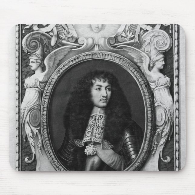 Mousepad Retrato do medalhão de Louis XIV (Frente)