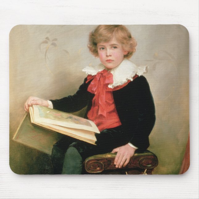 Mousepad Retrato do normando Stewart Davies (Frente)