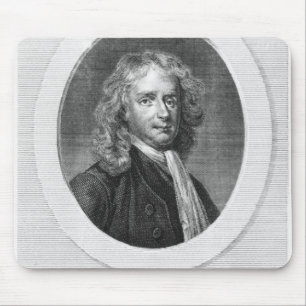 Mousepad Retrato do senhor Isaac Newton