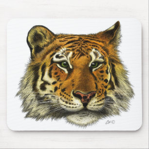 Mousepad Retrato do tigre