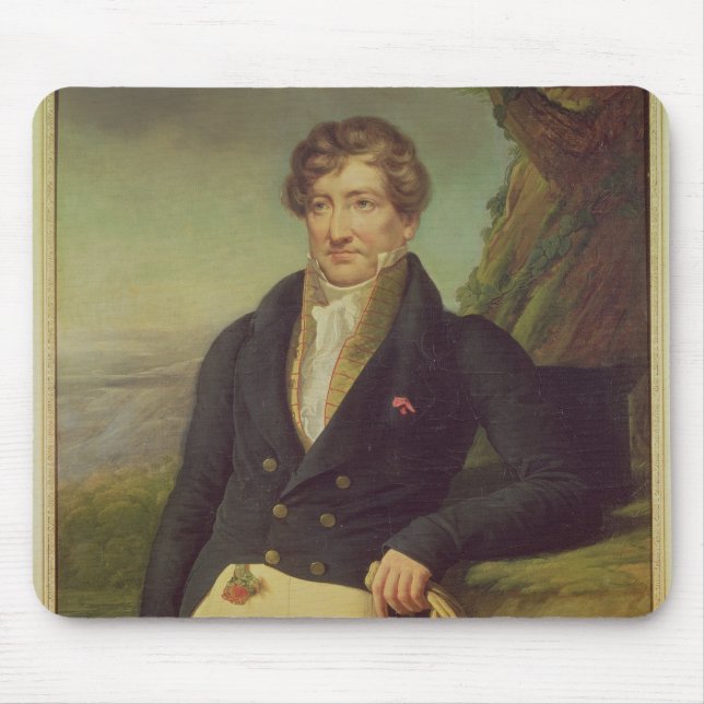 Mousepad Retrato do Zoologist francês (Frente)