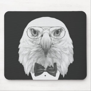 Mousepad Retrato elegante de Eagle